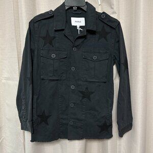 Pistola Camilo Military Jacket Women's Size Small Gray Midnight Honor NWT